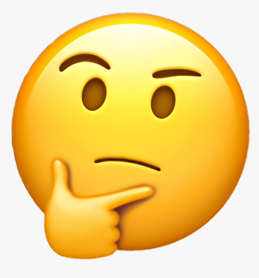 #think #thinking #emoji #emotions #ksenia0214 #эмоджи - Emoji De Whatsapp Babeando, HD Png Download, Free Download