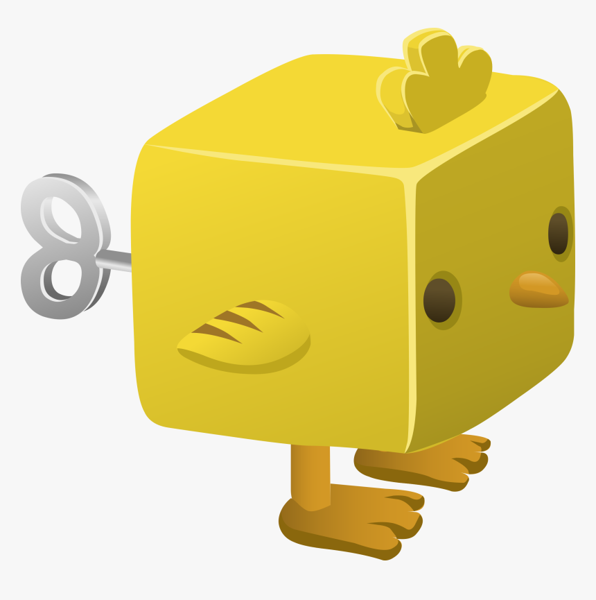 Cubimal Npc Chick Clip Arts - Wind Up Toy Clipart, HD Png Download, Free Download