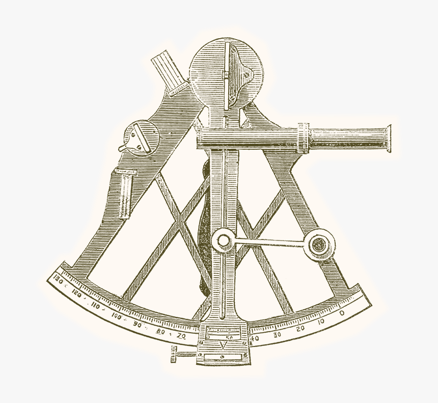 Sextant Drawing, HD Png Download, Free Download