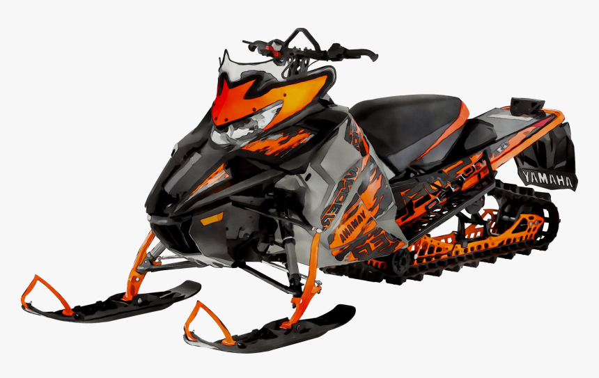 Car Snowmobile Motorcycle Sled Accessories Png Download - Snowmobile, Transparent Png, Free Download