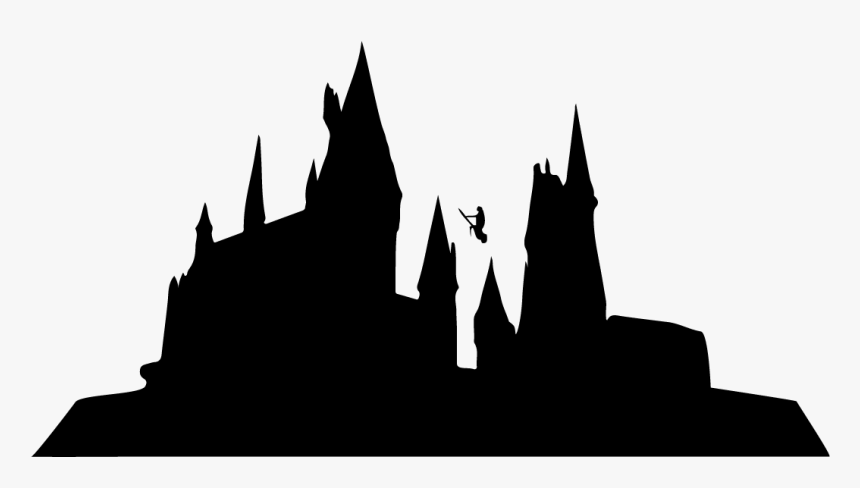Hogwarts Silhouette Clipart - Islands Of Adventure, HD Png Download, Free Download