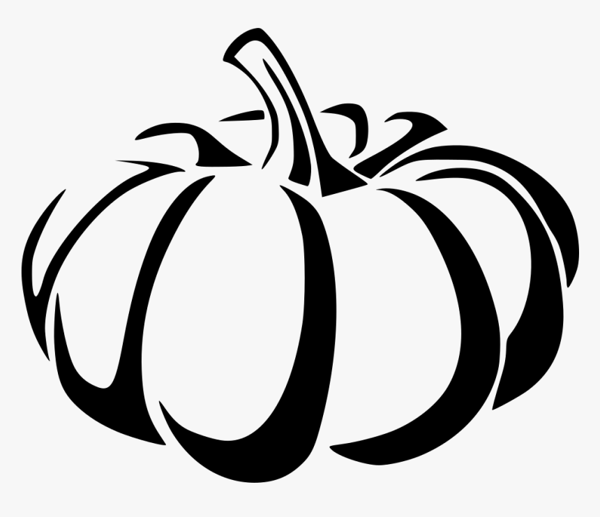Pumpkins Black And White Clipart, HD Png Download, Free Download