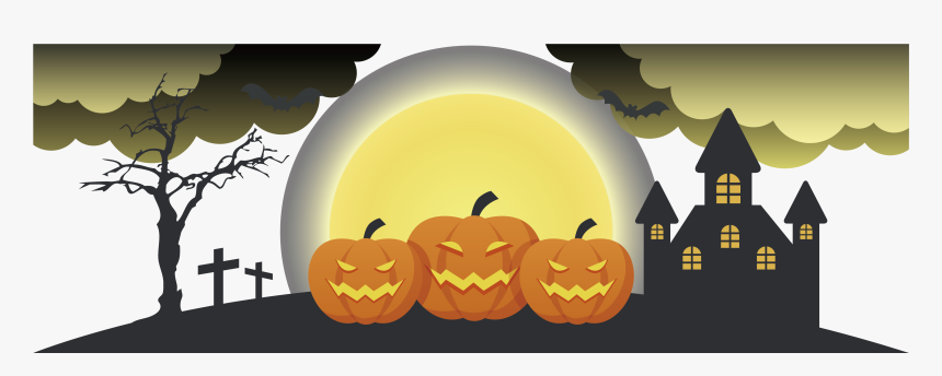 Halloween Banner Pumpkin, HD Png Download, Free Download