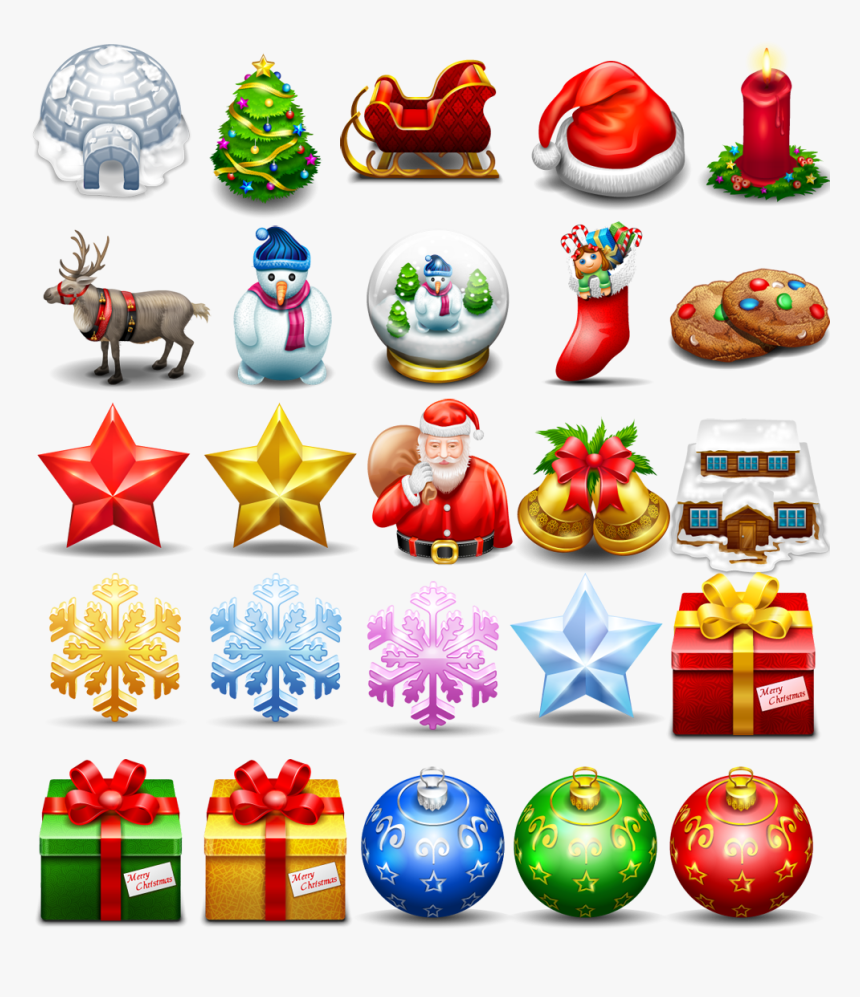 Free Christmas Icon Png By Freeiconsfinder - Christmas Icons, Transparent Png, Free Download