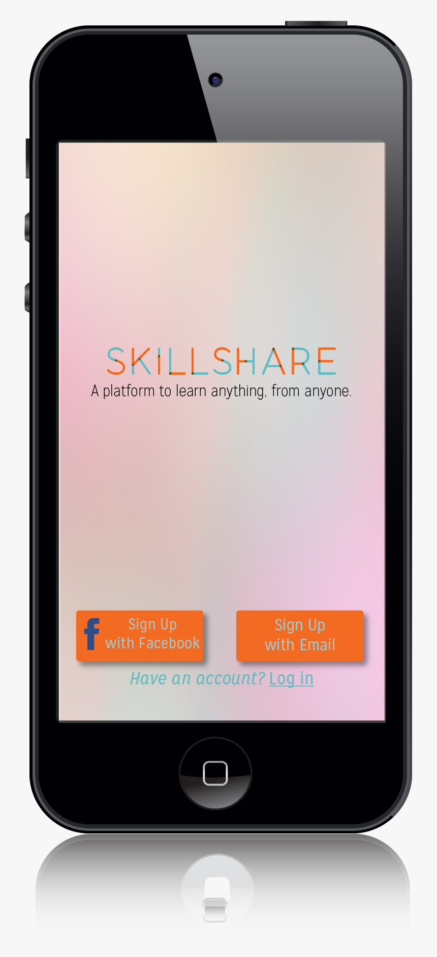 Skillshare App Mockups Splash Screen - Skillshare App, HD Png Download, Free Download
