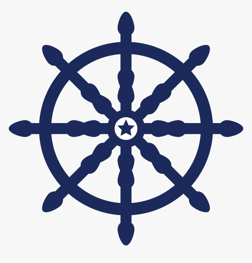 Ship Wheel Clip Art , Png Download - Boat Steering Wheel Icon, Transparent Png, Free Download