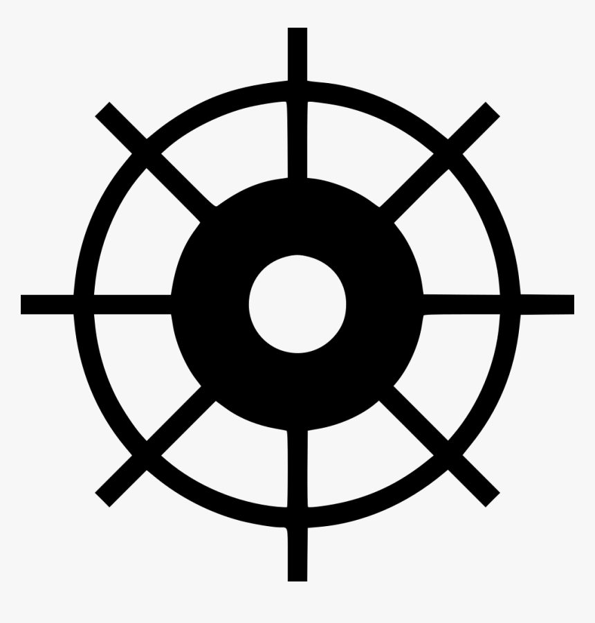 Ship Wheel - Boat Steering Wheel Symbol, HD Png Download, Free Download
