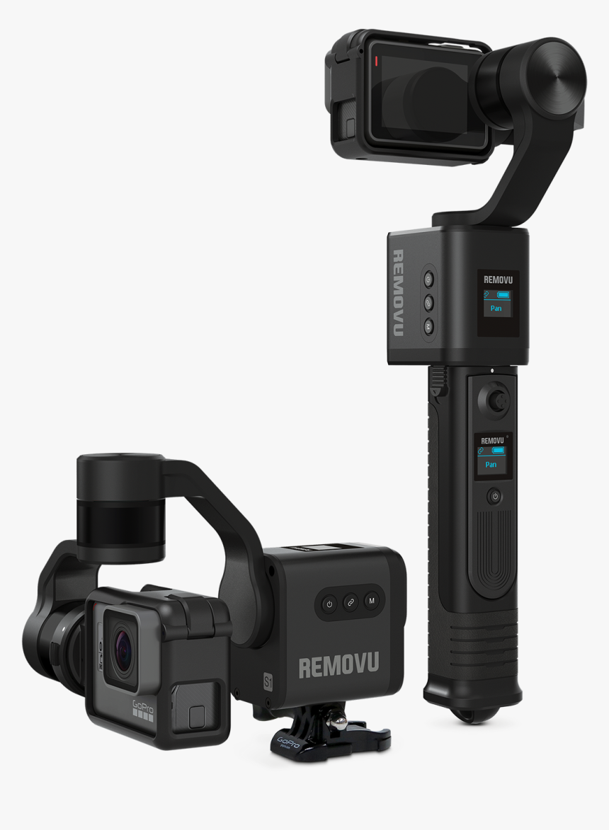 Removu S1 Is A 3-axis Gimbal For Gopro Camera - Gopro Hero 6 Stabilizer, HD Png Download, Free Download