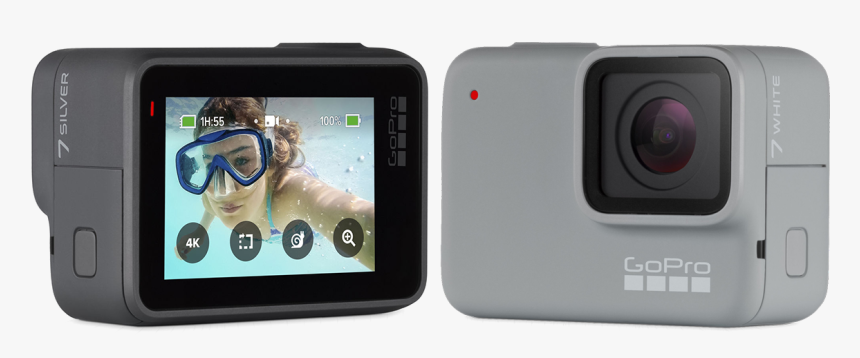 Gopro Release The Hero7 Silver And Hero7 White To Accompany - Gopro Hero 7 Price, HD Png Download, Free Download