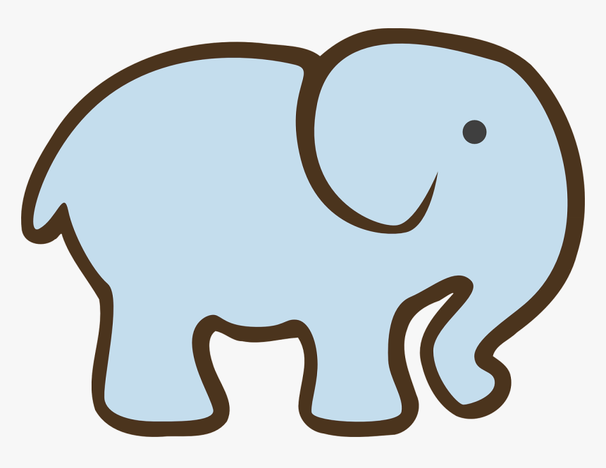 Clip Art Baby Elephant African Elephant Elephants Image - Baby Shower Elephant Clipart, HD Png Download, Free Download