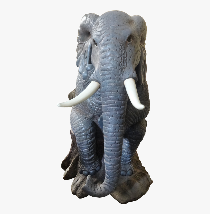 Sitting Baby Elephant - Figurine, HD Png Download, Free Download