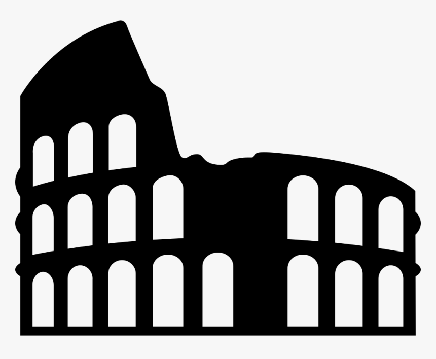 Colosseum Rome Png Pic - Roma Icon Png, Transparent Png, Free Download