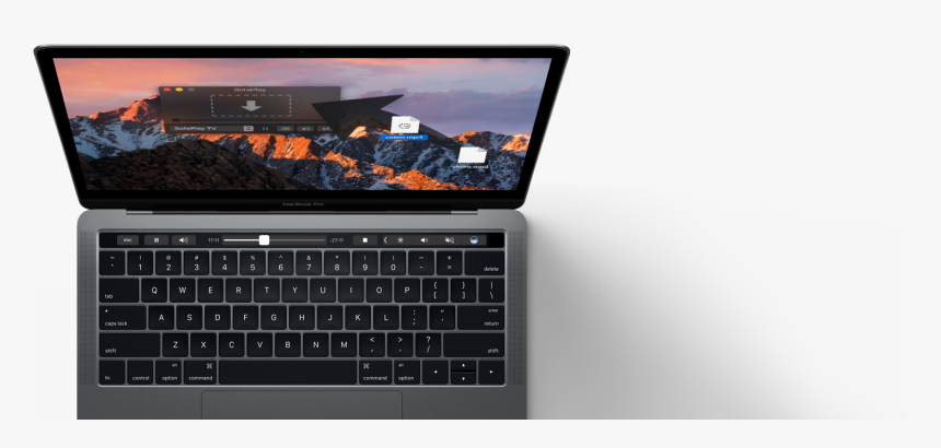 Laptop - Dock On Touch Bar, HD Png Download, Free Download