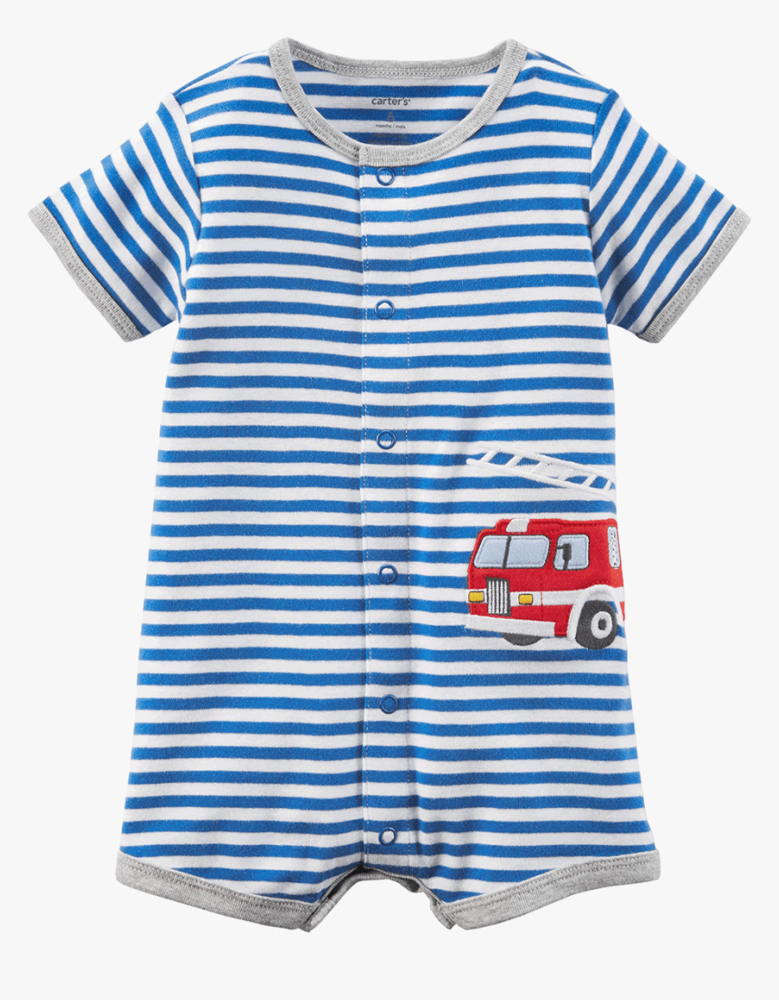 T-shirt , Png Download - Carters Romper Fire Truck, Transparent Png, Free Download