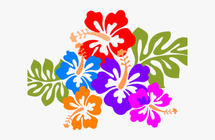 Hawaii Clipart Luau - Hibiscus Clip Art, HD Png Download, Free Download