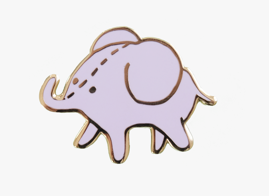 Baby Elephant Pin - Indian Elephant, HD Png Download, Free Download