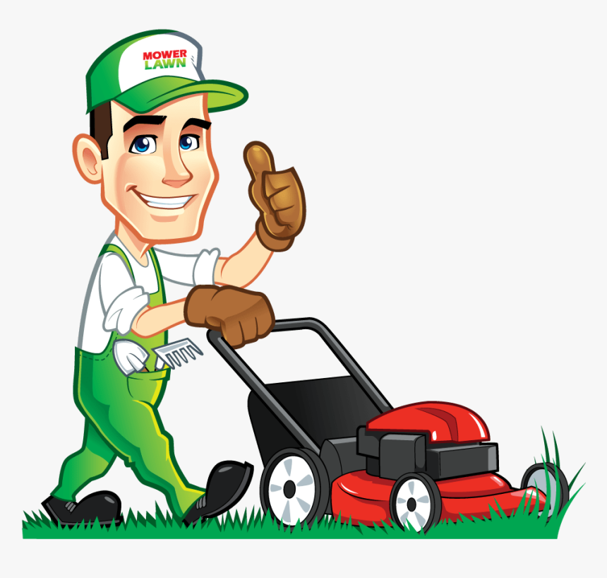 Grass Cutting , Transparent Cartoons - Lawn Mower Clip Art, HD Png Download, Free Download