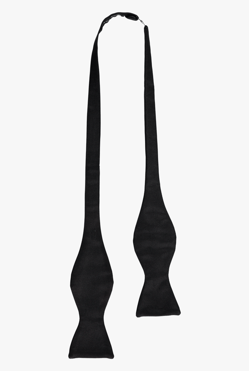 Cad & The Dandy Self Tie Black Grosgrain Bow Tie - Monochrome, HD Png Download, Free Download