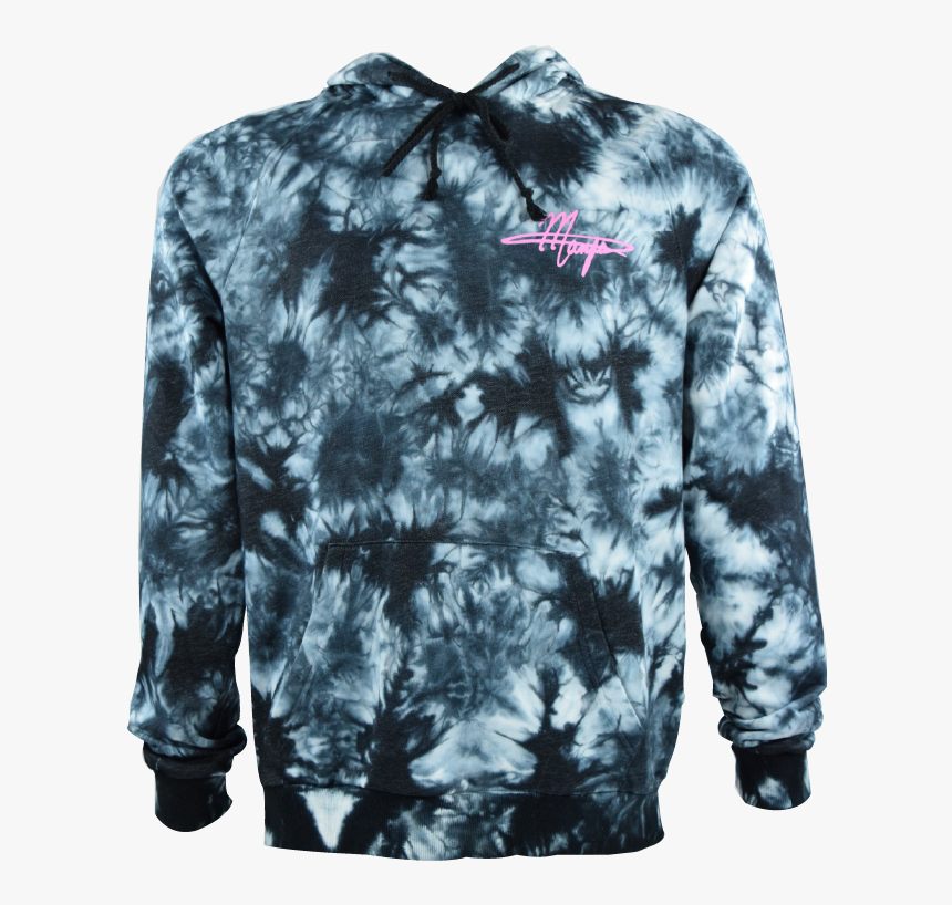 Black Tie Dye Sweatshirt - Mikey Manfs Merch, HD Png Download, Free Download