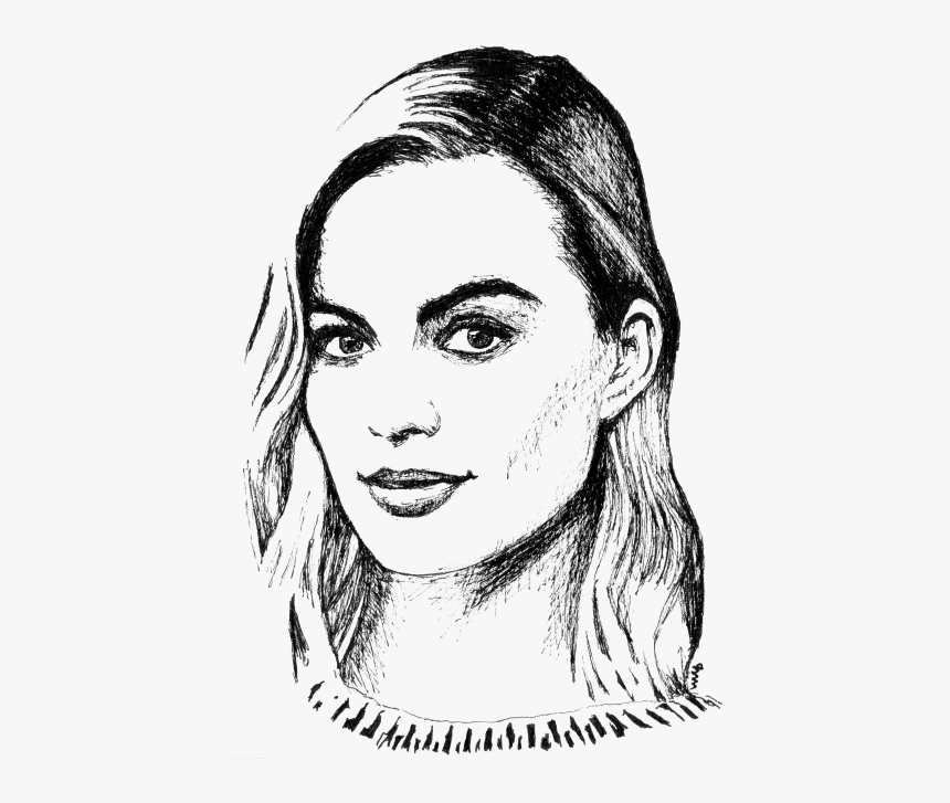 Margot Robbie - Margot Robbie Line Art, HD Png Download, Free Download