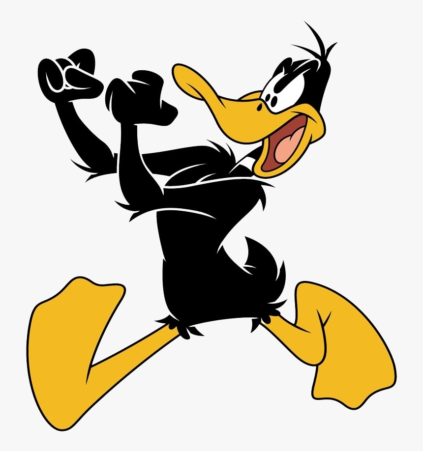 Daffy Duck Png Background - Daffy Duck Et Bugs Bunny, Transparent Png, Free Download