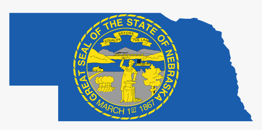 Flag, Nebraska, State, United, States, America - State Of Nebraska Logo, HD Png Download, Free Download