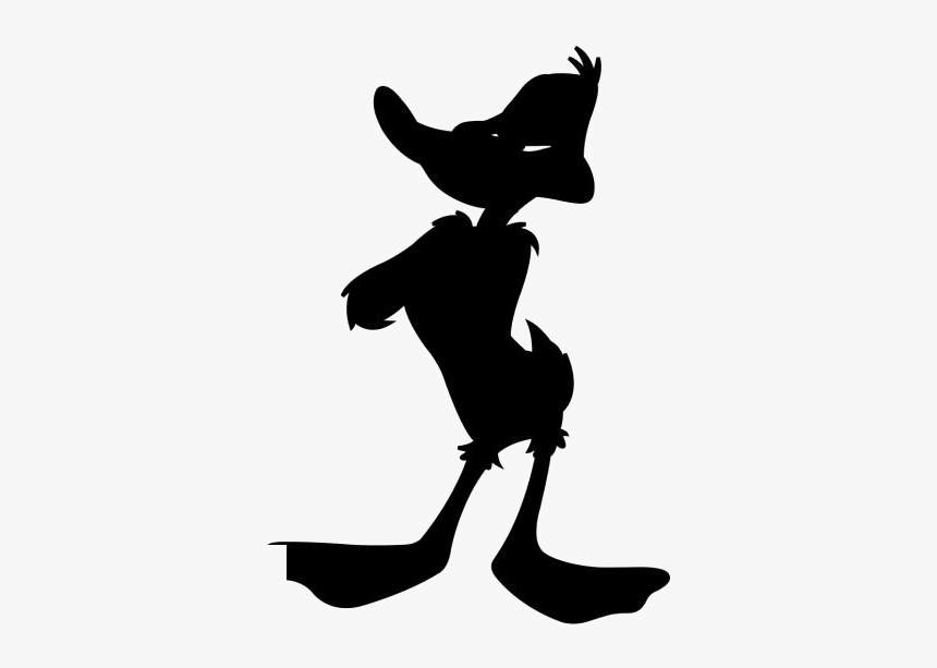 Daffy Duck Png Transparent Images - Character Design Silhouette Animation, Png Download, Free Download