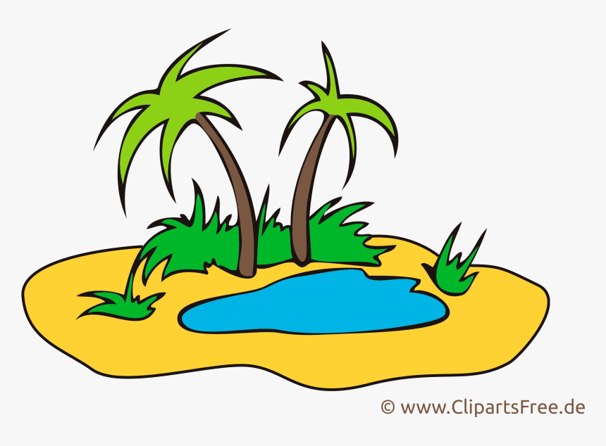 Palme Bilder Clipart 6 By Samantha - Oasis Clipart, HD Png Download, Free Download