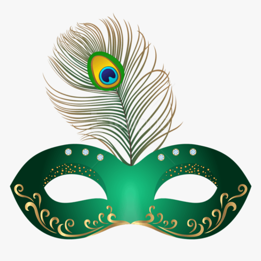 Free Png Download Green Carnival Mask Clipart Png Photo - Brazil Carnival Masks Printable, Transparent Png, Free Download