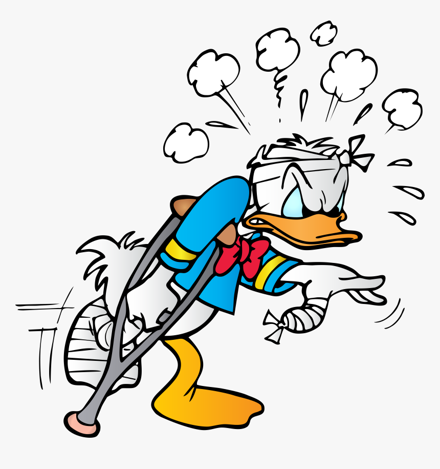 Hockey Clipart Donald Duck, HD Png Download, Free Download