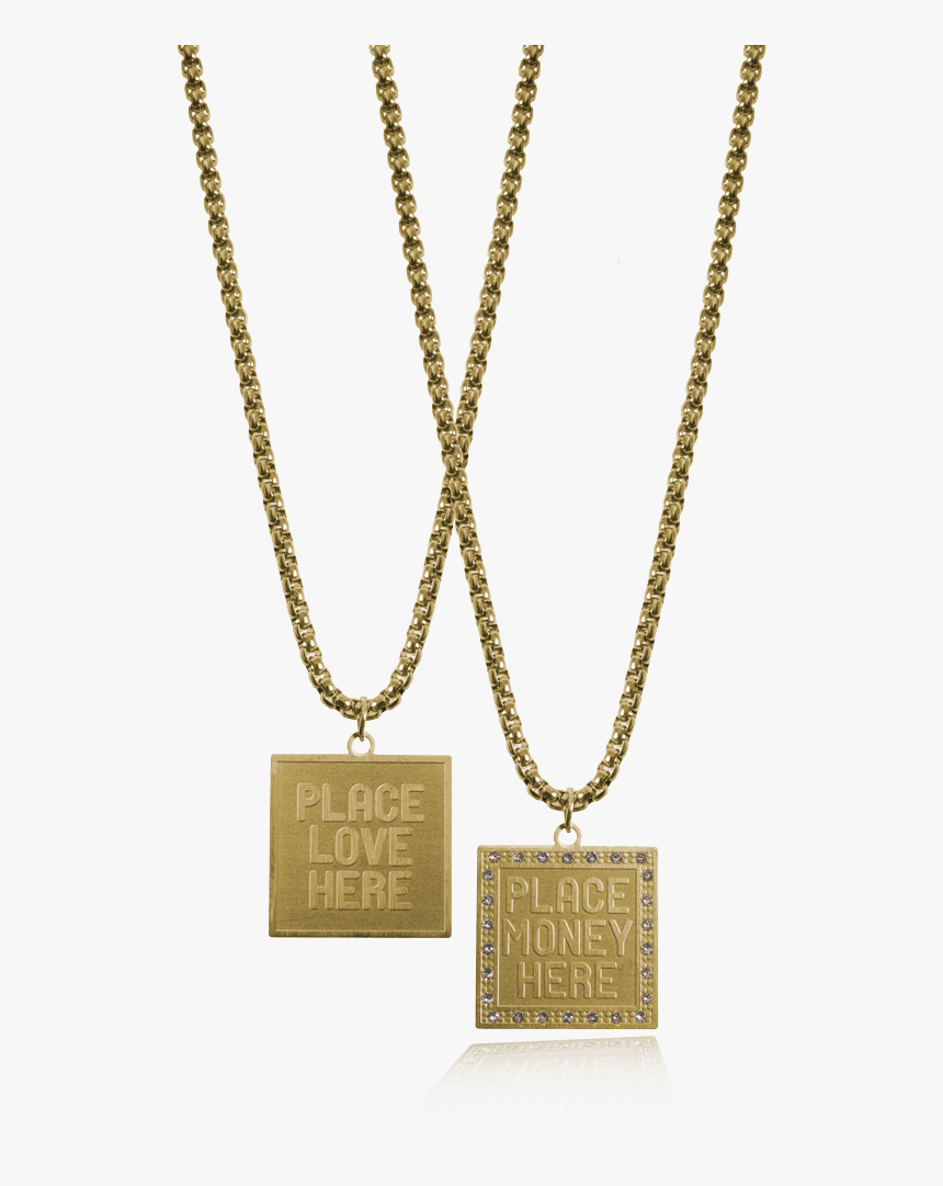 Gold Money Chain Png - Necklace, Transparent Png, Free Download