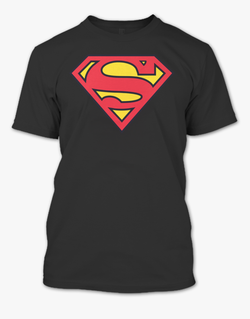 Superman Logo Black Tshirt, HD Png Download, Free Download