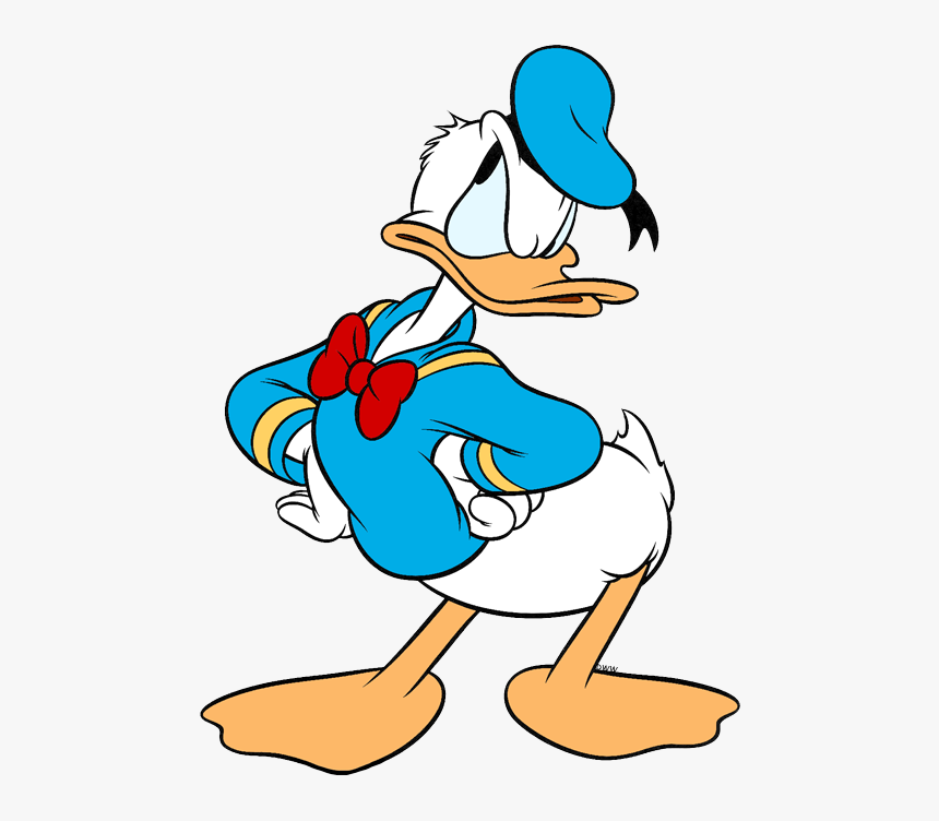 Irritated Donald Duck - Mad Donald Duck Angry, HD Png Download, Free Download