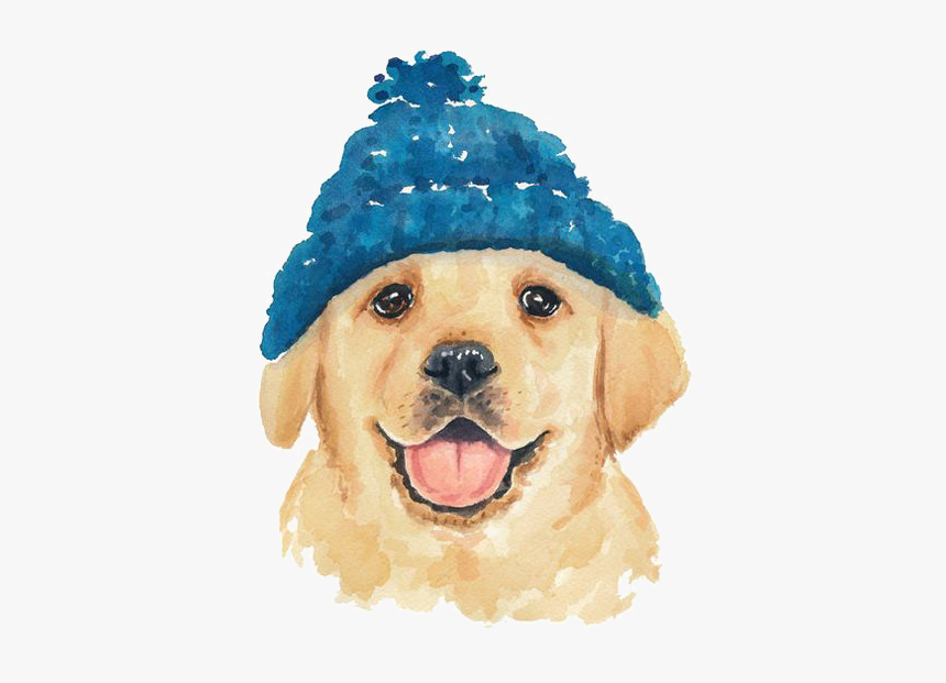 Cute Dog Watercolor Painting, HD Png Download, Free Download