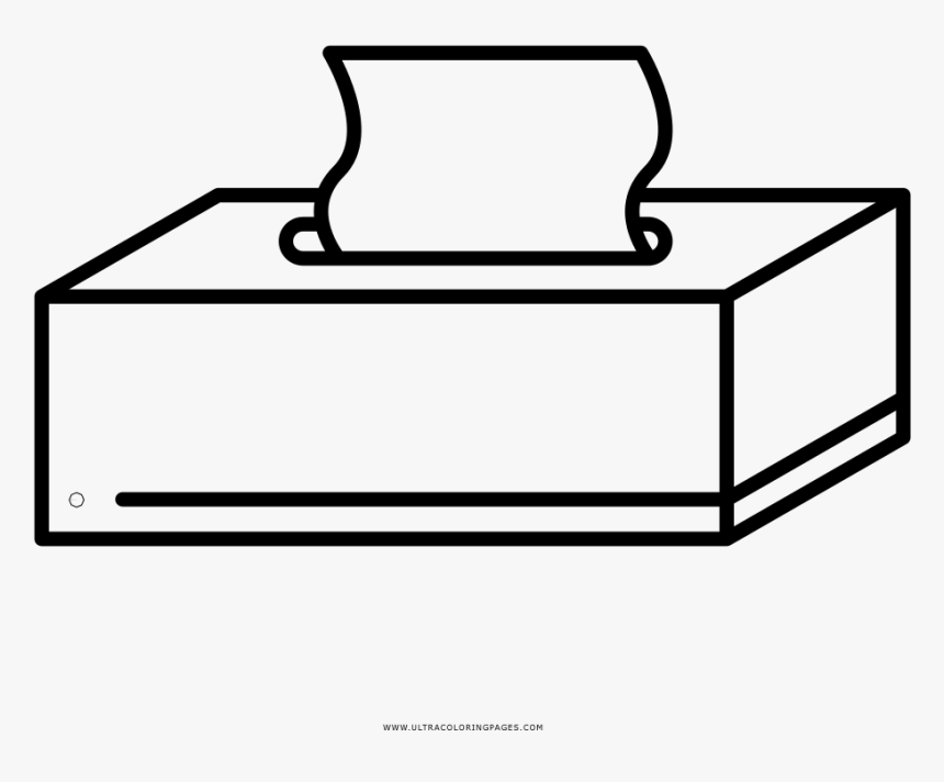 Tissue Box Coloring Page, HD Png Download, Free Download