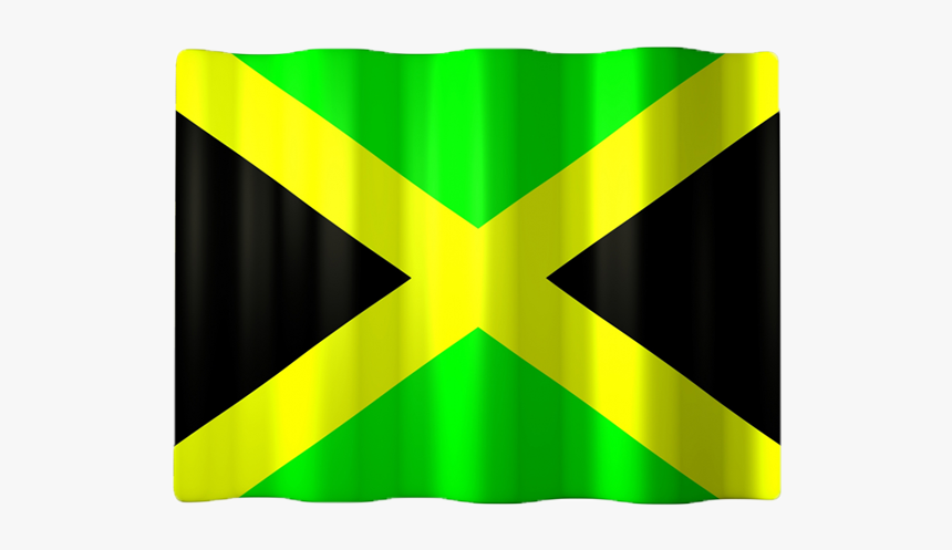 Jamaican Flag Waving, HD Png Download, Free Download
