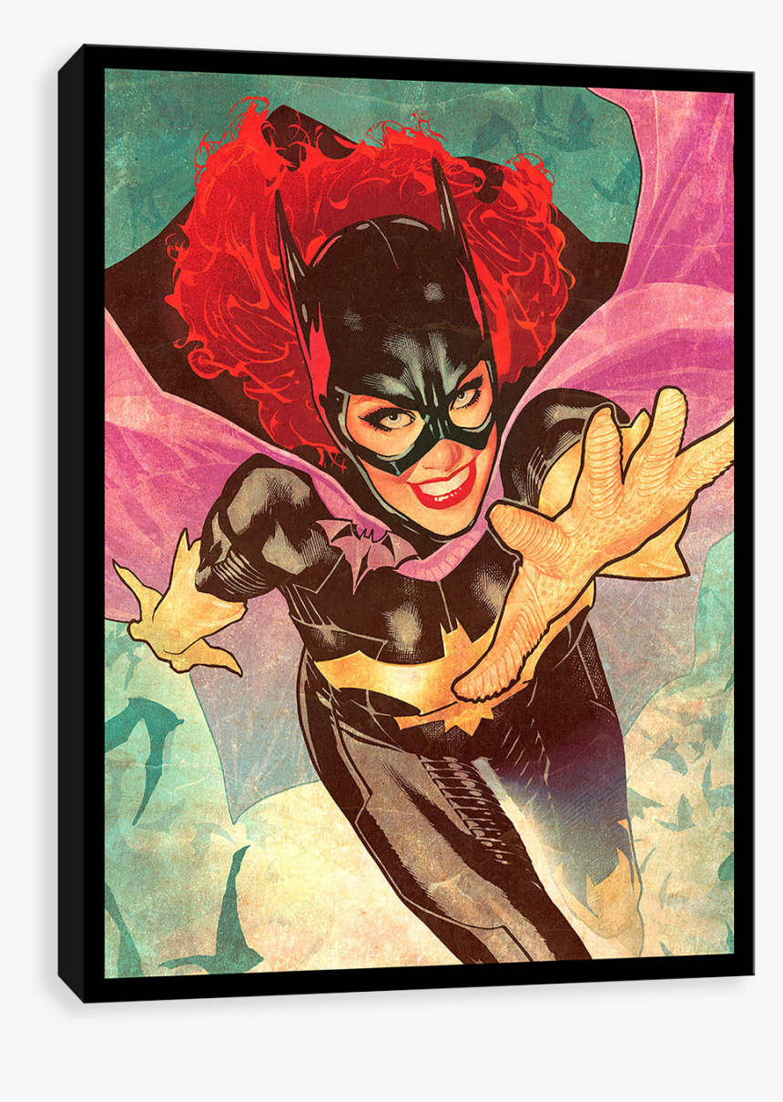 Batgirl"s Charge - Cartoon, HD Png Download, Free Download