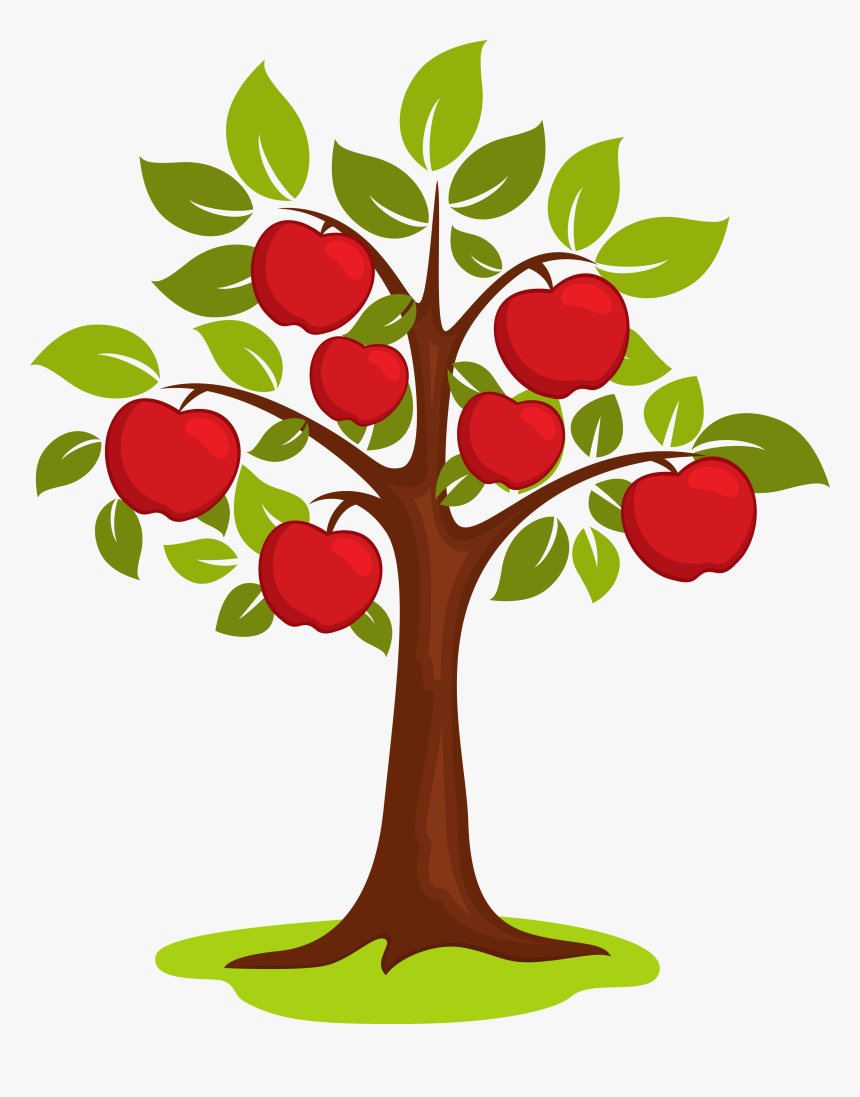 Cartoon Clip Art - Apple Tree Clipart Png, Transparent Png, Free Download