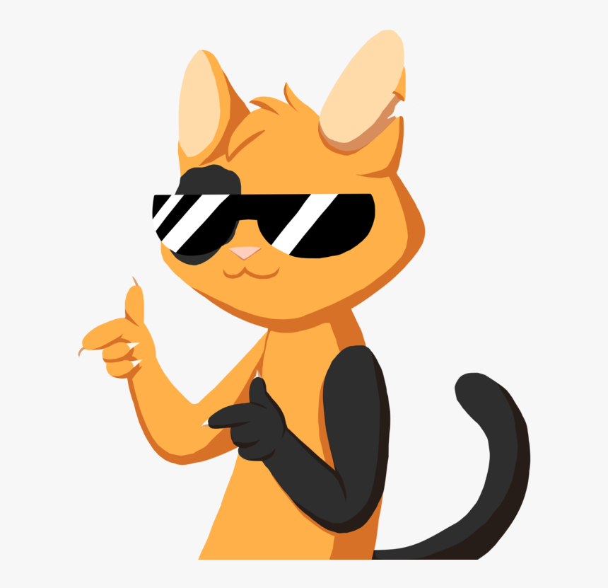 Finger Gun Gif Kitten Animation Whiskers - Cartoon Finger Guns Gif, HD Png Download, Free Download