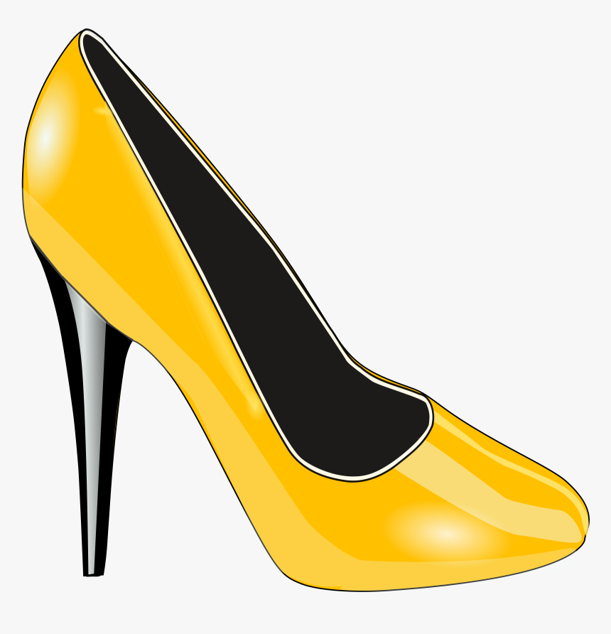 Gold Shoe Icons Png - Salto Alto Dourado Png, Transparent Png, Free Download