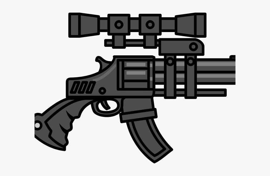 Gun Clipart Vector - Gun Scope Clip Art, HD Png Download, Free Download