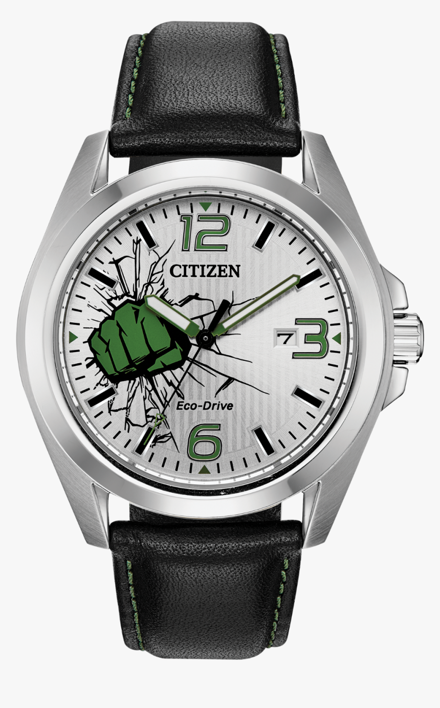 The Hulk Main View - Citizen Marvel Watch, HD Png Download, Free Download