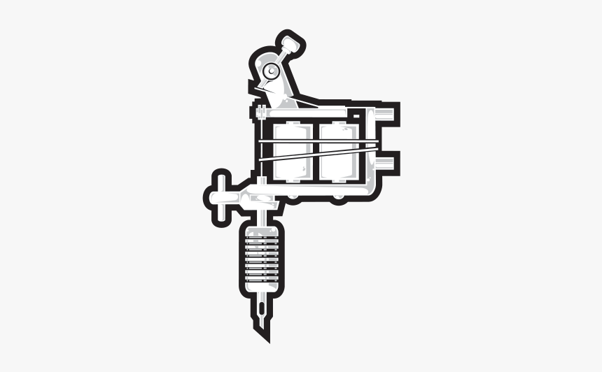 Tattoo Gun Png - Png Image Tattoo Machine Png, Transparent Png, Free Download