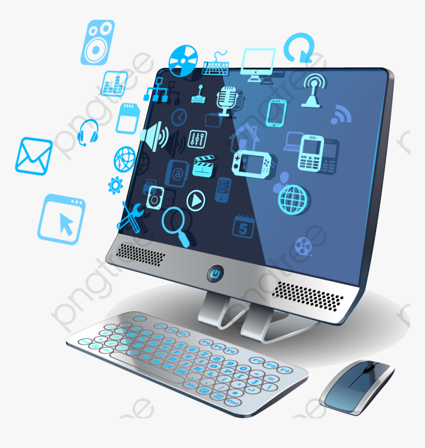 Computer Clipart Transparent Background Internet - Transparent Software  Development Png, Png Download - kindpng