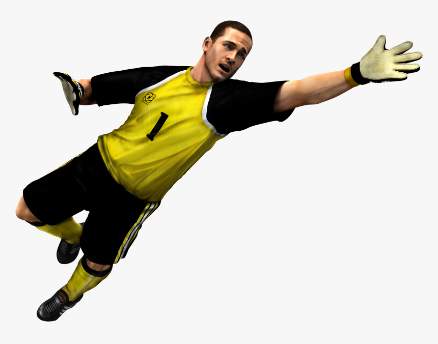 Soccer Goal Cartoon Png - Portero De Futbol Png, Transparent Png, Free Download