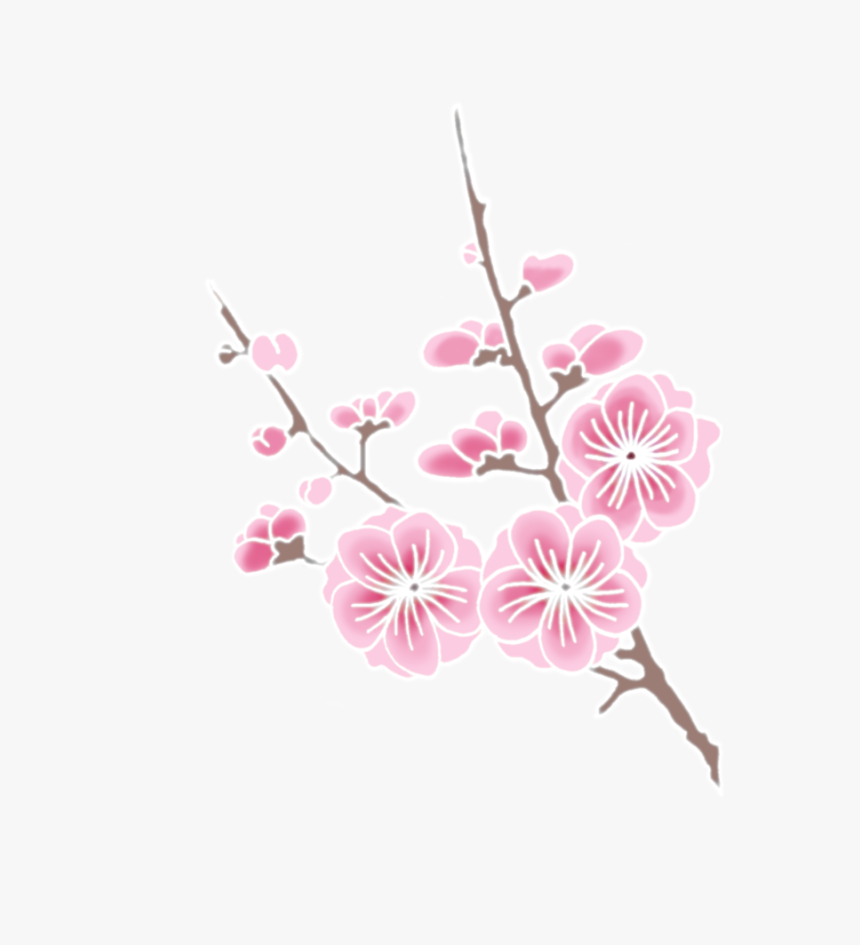 Drawn Sakura Blossom Petal - Blossoms Png Clipart, Transparent Png, Free Download