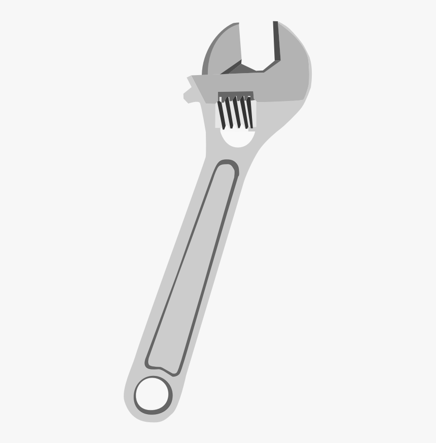 Adjustable Spanner Spanners Pipe Wrench Clip Art - 3d Clipart Wrench, HD Png Download, Free Download