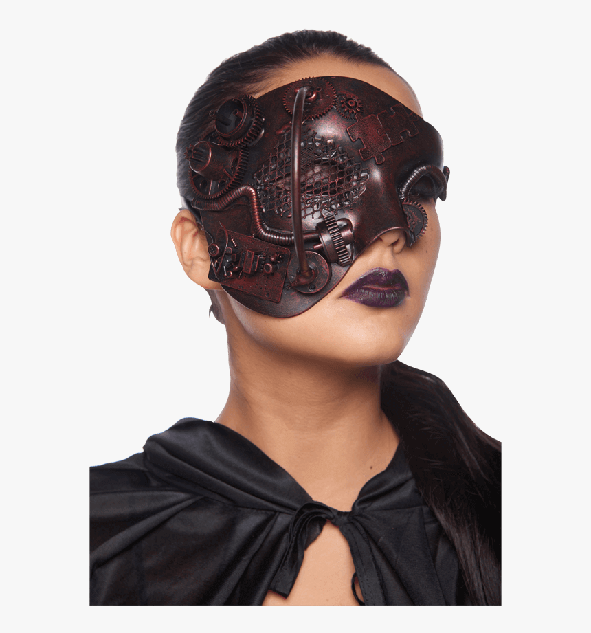 Bronze Steampunk Terminator Mask - Sleep Mask, HD Png Download, Free Download