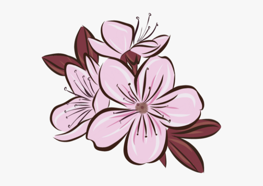 #sticker #april #sakura #flower #japan #freetoedit - Sakura Flower Sticker, HD Png Download, Free Download