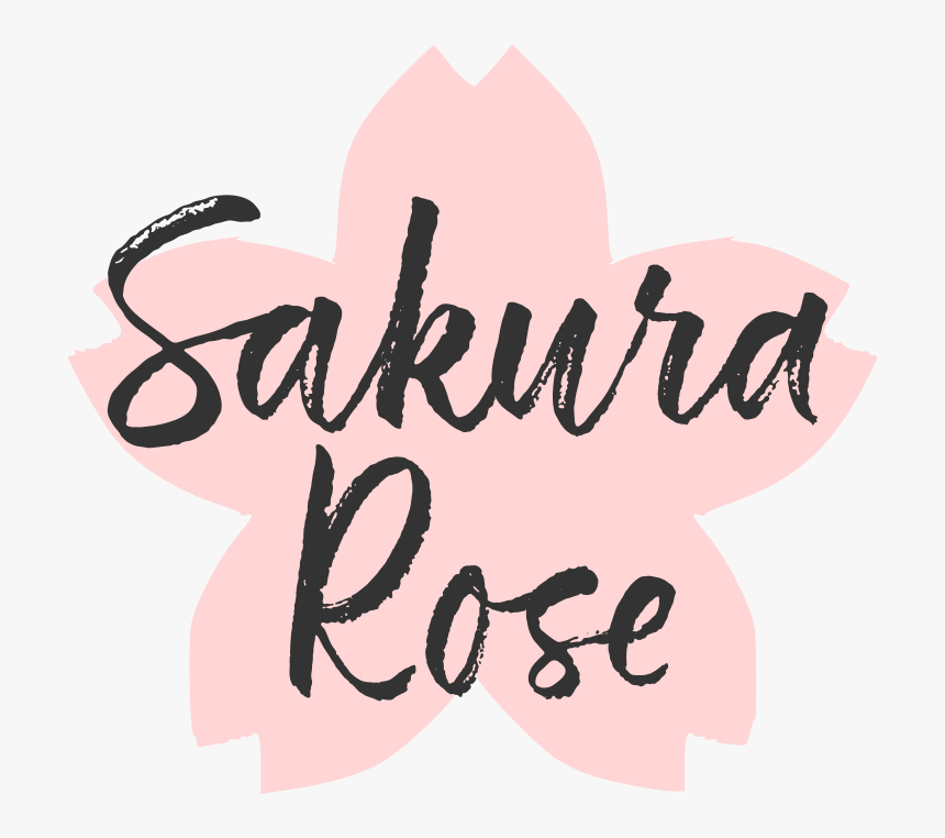 Sakura Flower Png - Calligraphy, Transparent Png, Free Download